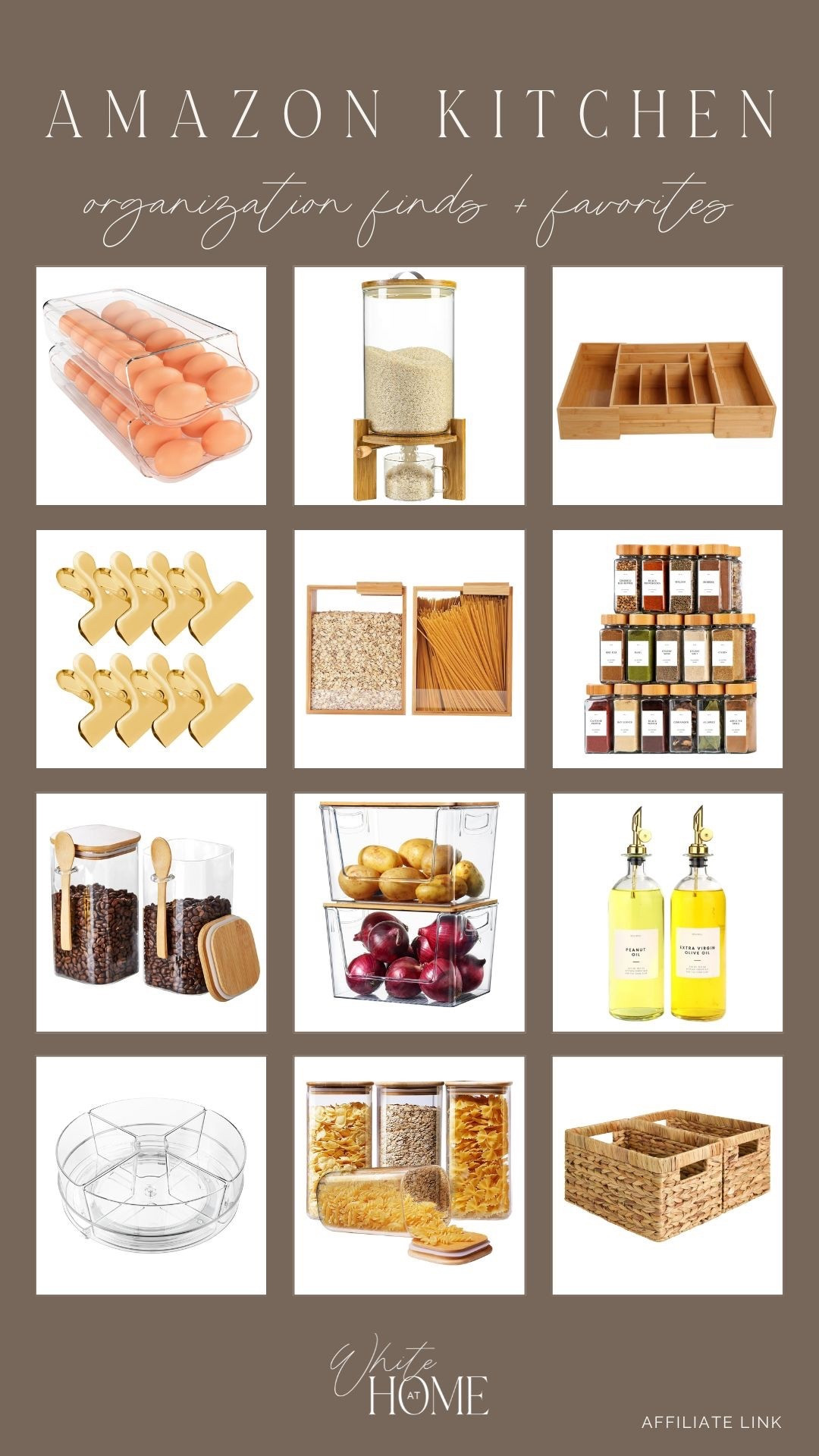 These Amazon kitchen finds are great for getting everything in order! We own many of these and love the extra level of organization they provide. 

#LTKmomlife #LTKHome