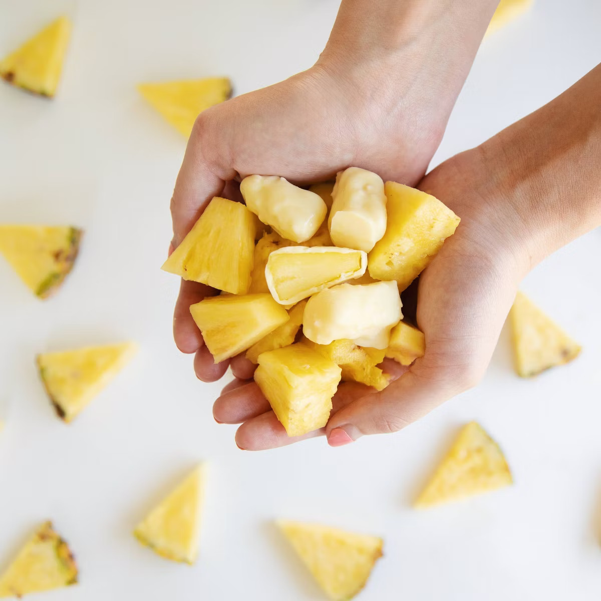 Tru Fru Frozen Pineapples in White Chocolate & Coconut - 8 oz | Target