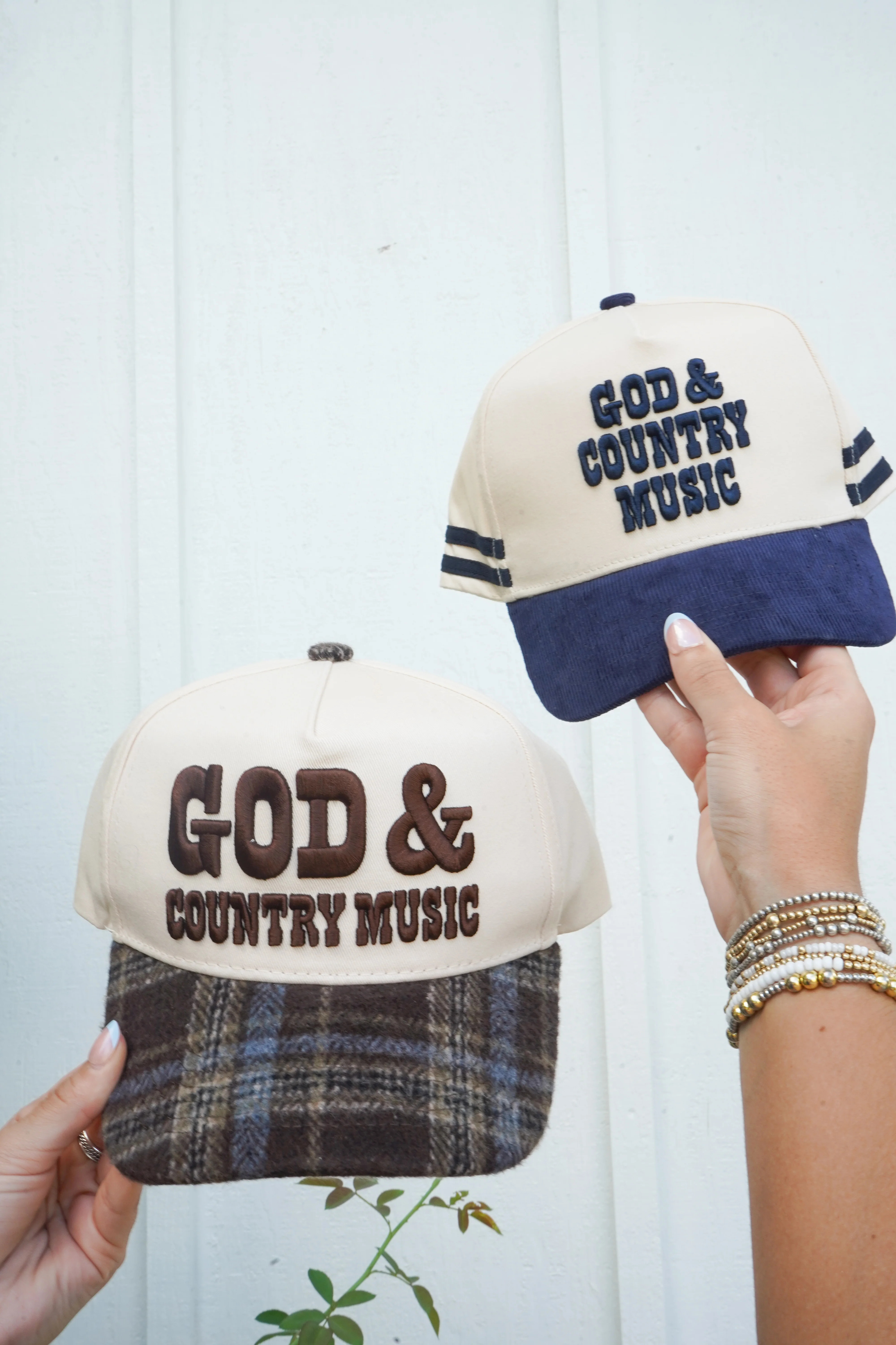 God & Country Music Trucker Hat | KenzKustomz