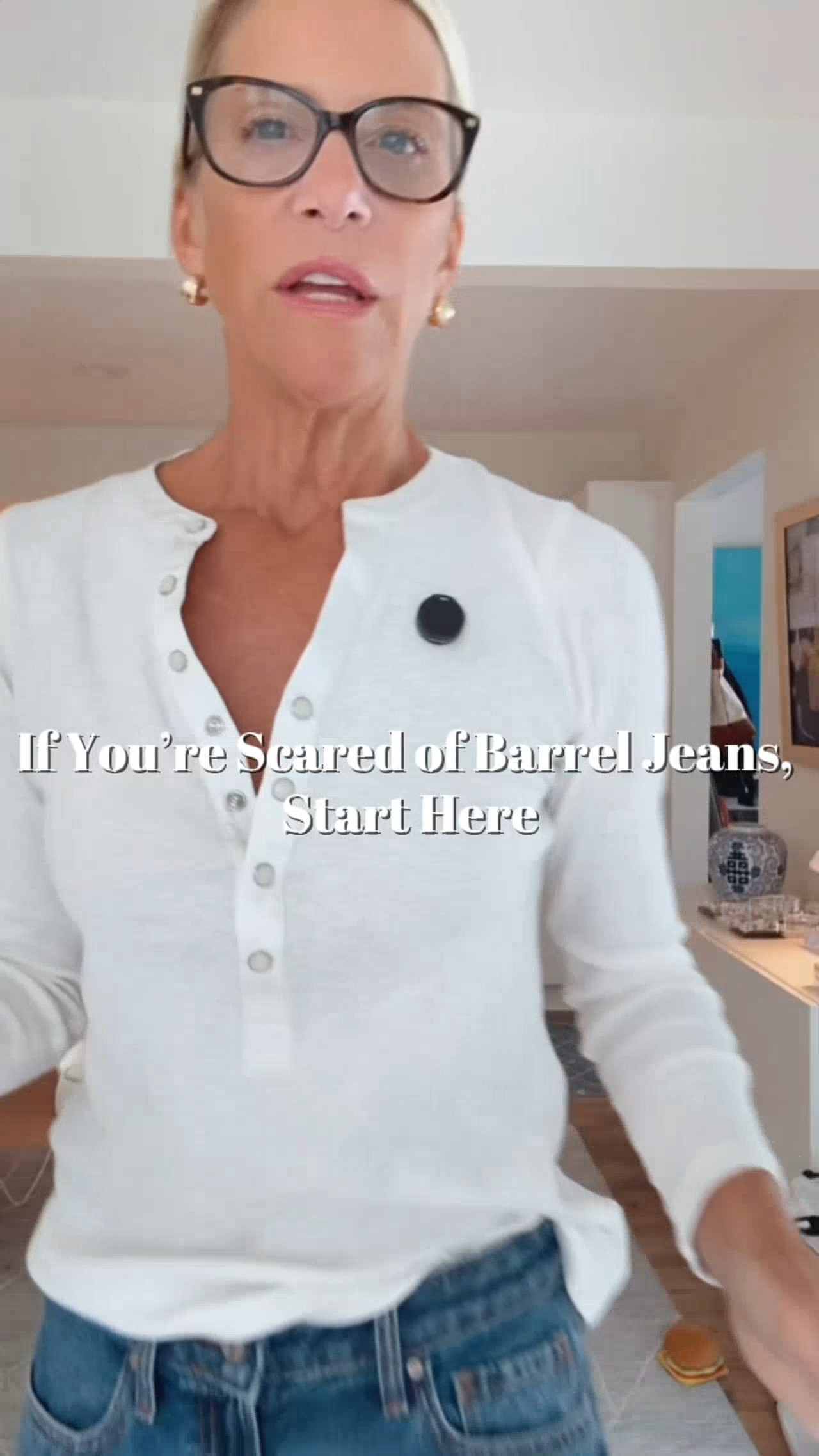 If you love the barrel-leg look but don’t want too much barrel, these jeans are such a good middle ground. They’re relaxed and flattering without feeling baggy, and I love that I can wear them casually or throw on a little heel and feel instantly more polished. Such a good affordable denim find. 

 #LTKdayinmylife #LTKgrwm #LTKootd