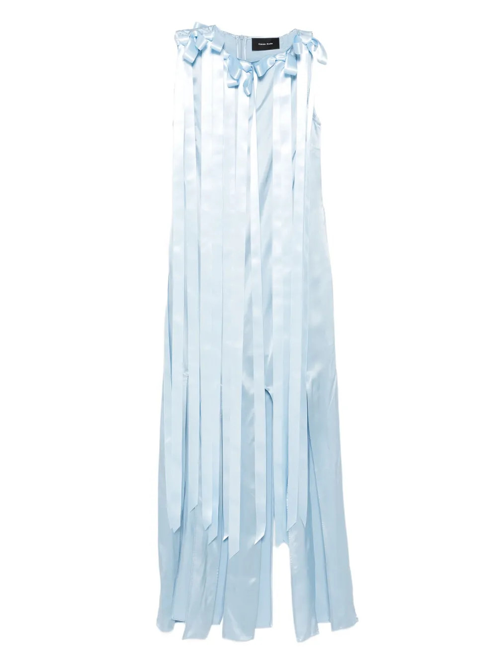 Simone Rocha Unbounded ribbon-detail Sleeveless Dress | Blue | FARFETCH FR | Farfetch Global