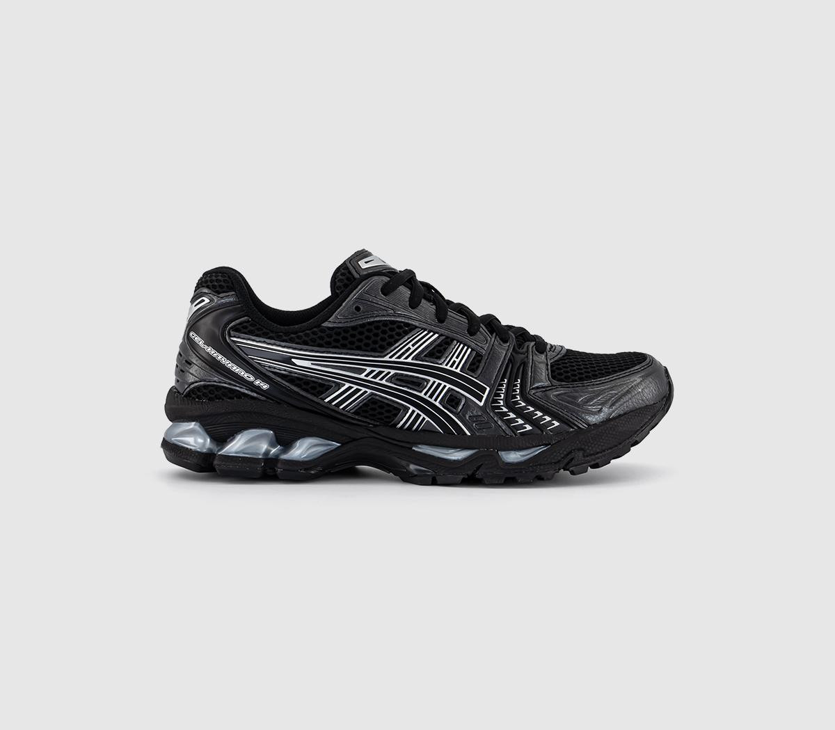Asics Womens Gel-kayano 14 Trainers Black Pure Silver, 5.5 | Office Shoes (UK)