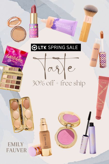 LTK spring Sale! TARTE 30% off + free ship!! 

#LTKSale #LTKbeauty #LTKU