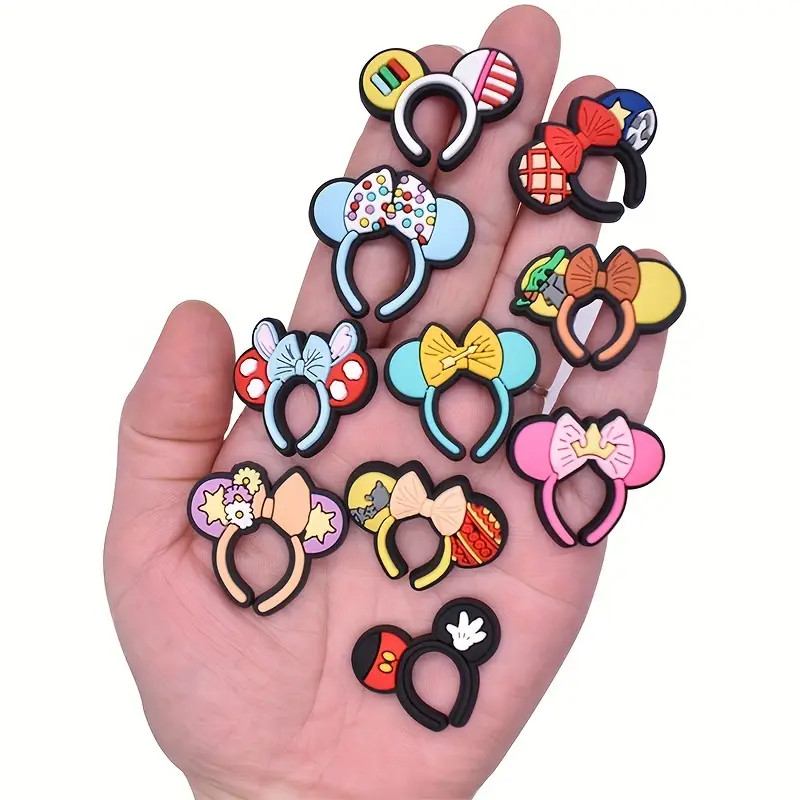 Cute   Mickey Headband Shaped Shoe Decoration Charms - Temu | Temu Affiliate Program