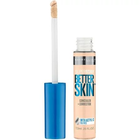 Maybelline New York Super Stay Better Skin Concealer + Corrector, Ivory | Walmart (US)