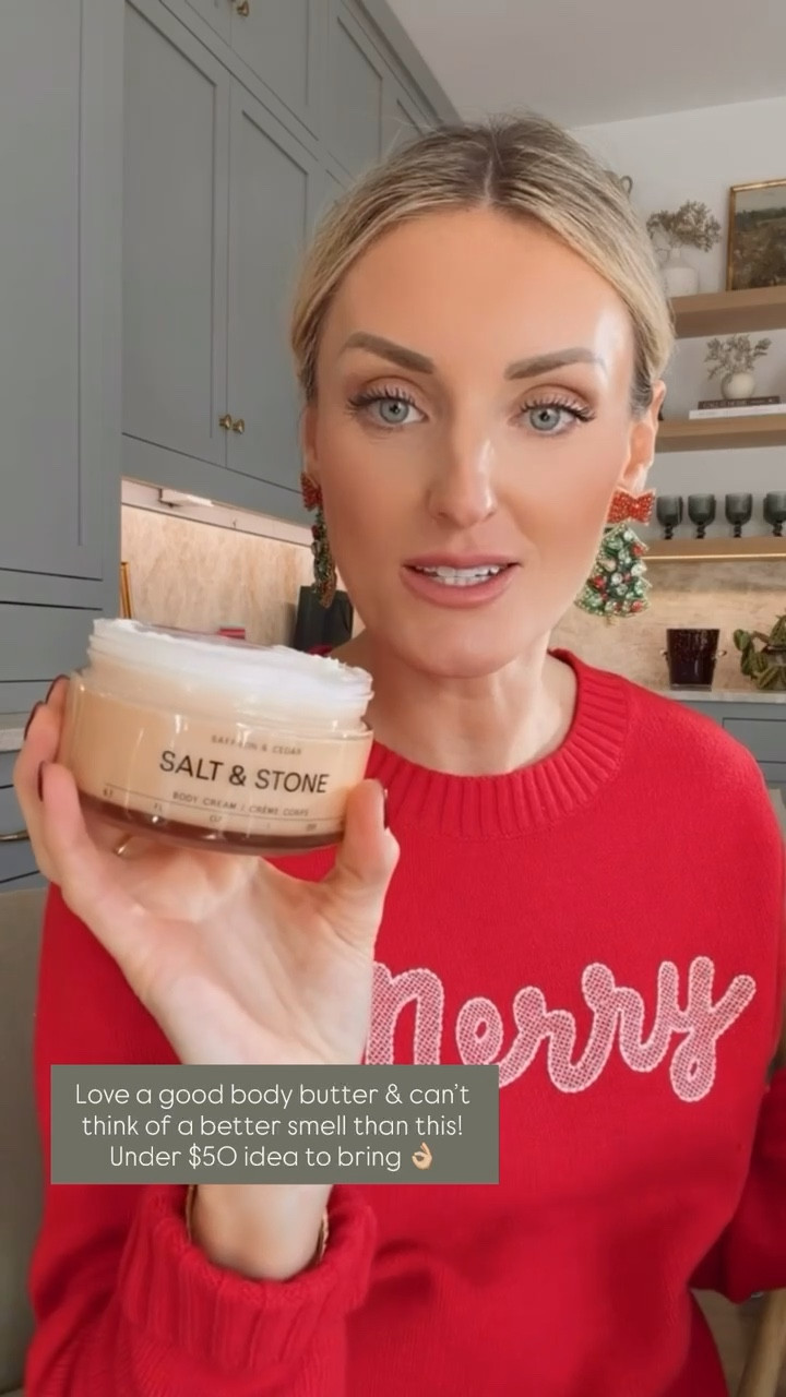 Another luxe self care gift - this Salt and stone body lotion! This is another great thing to bring to a white elephant or favorite things party! Also, a great gift for a friend, mother in law, etc!

Loverly Grey, salt and stone, body lotion, white elephant party, favorite things party, mother in law guts 

#LTKGiftGuide #LTKHoliday