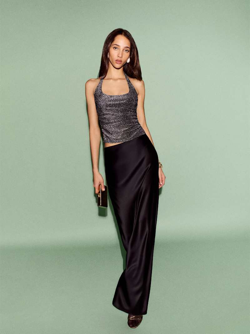 Bella Satin Skirt | Reformation (Global)