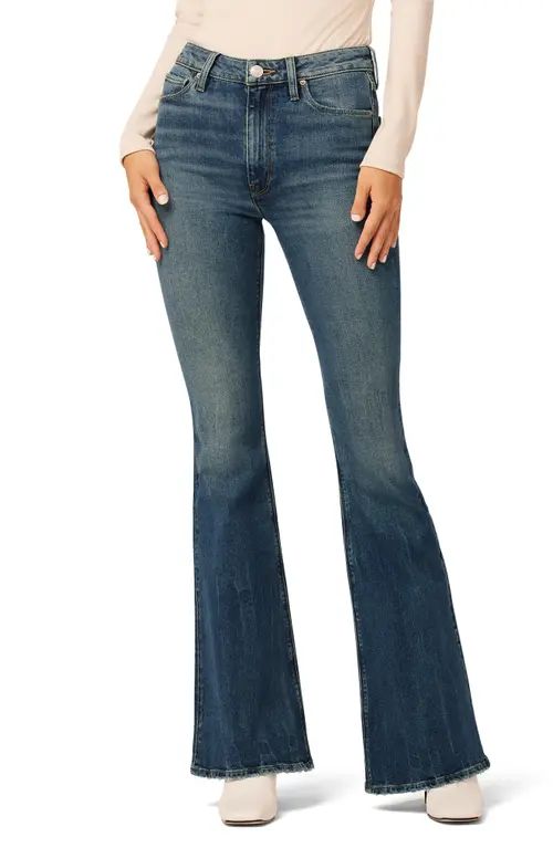 Hudson Jeans Holly High Waist Flare Jeans in Timber at Nordstrom, Size 32 | Nordstrom