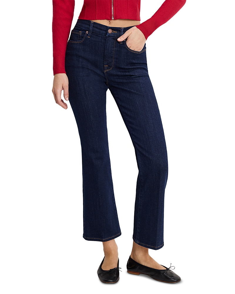 Good American Good Legs Crop Mini Boot Jeans in Indigo1153 | Bloomingdale's (US)