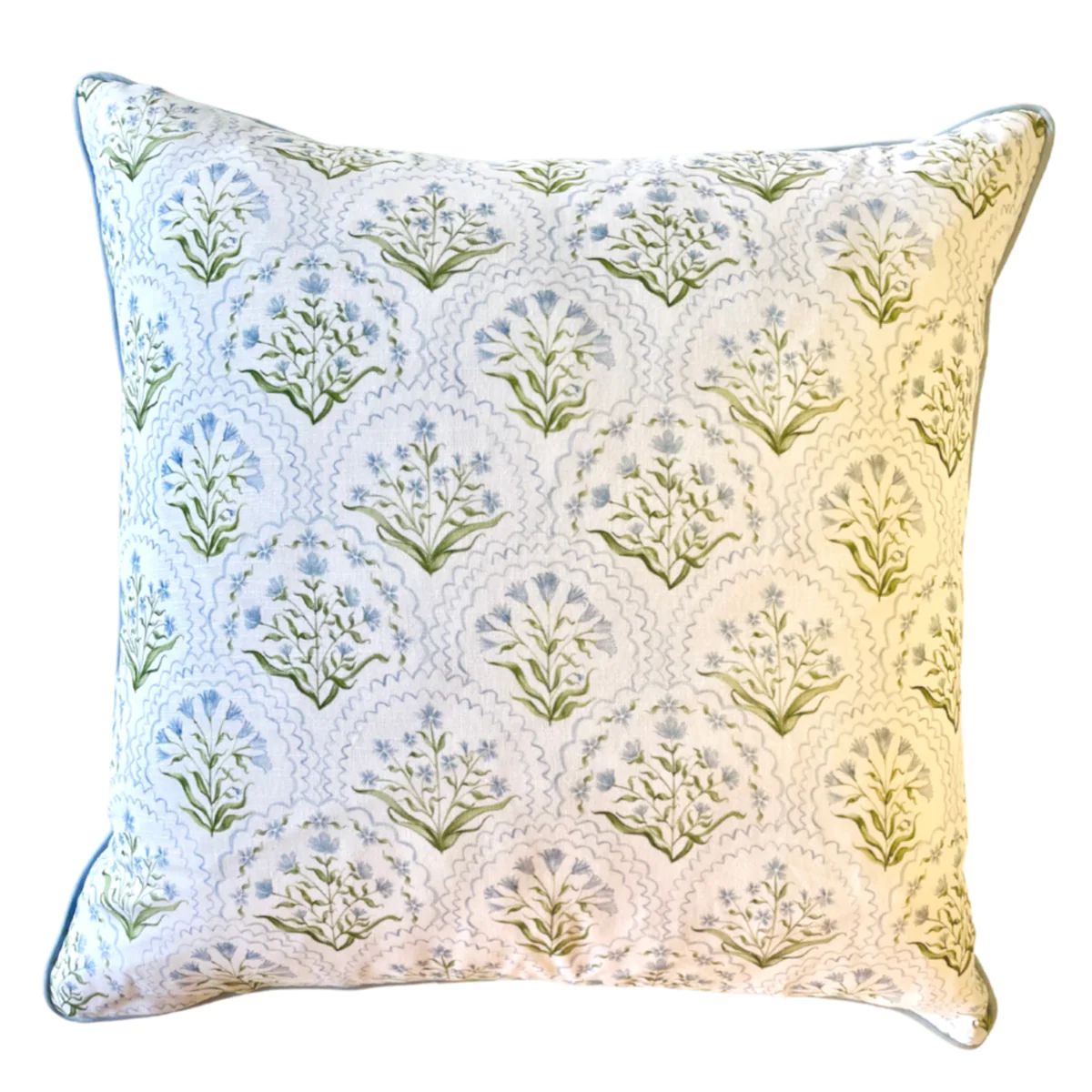 Cornflower 20x20 Pillow | Blue Cording | Christian Ladd Home