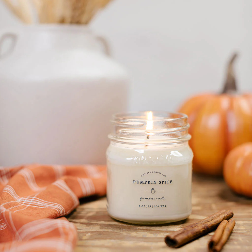Pumpkin Spice 8 oz candle | Antique Candle Co.