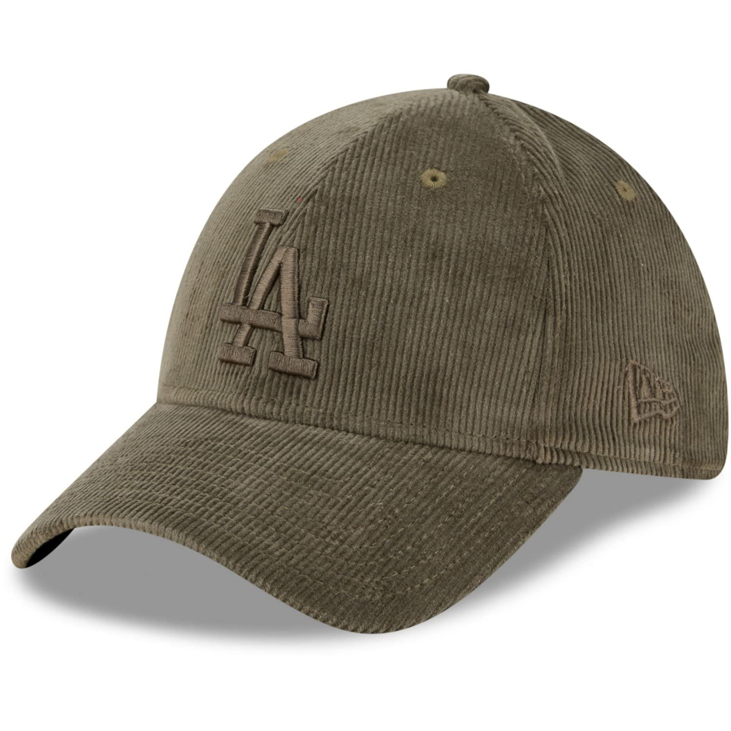 New Era 39Thirty Stretch Cap CORD Los Angeles Dodgers olive | Amazon (UK)