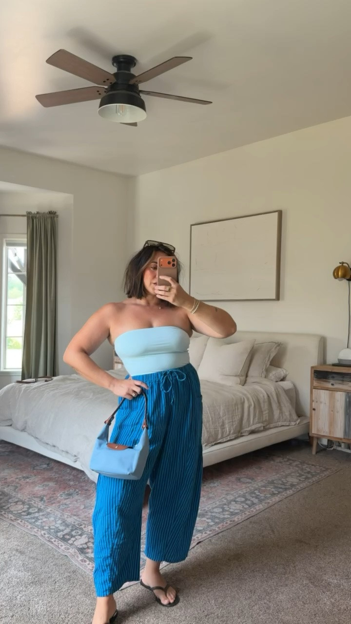 Monochromatic comfy casual summer outfit! Tube top M, pants L 

Pants are 100% cotton!

#LTKMidsize #LTKSeasonal #LTKootd