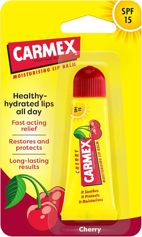 Carmex Spf15 Cherry Moisturising Lip Balm, 10g | Amazon (UK)