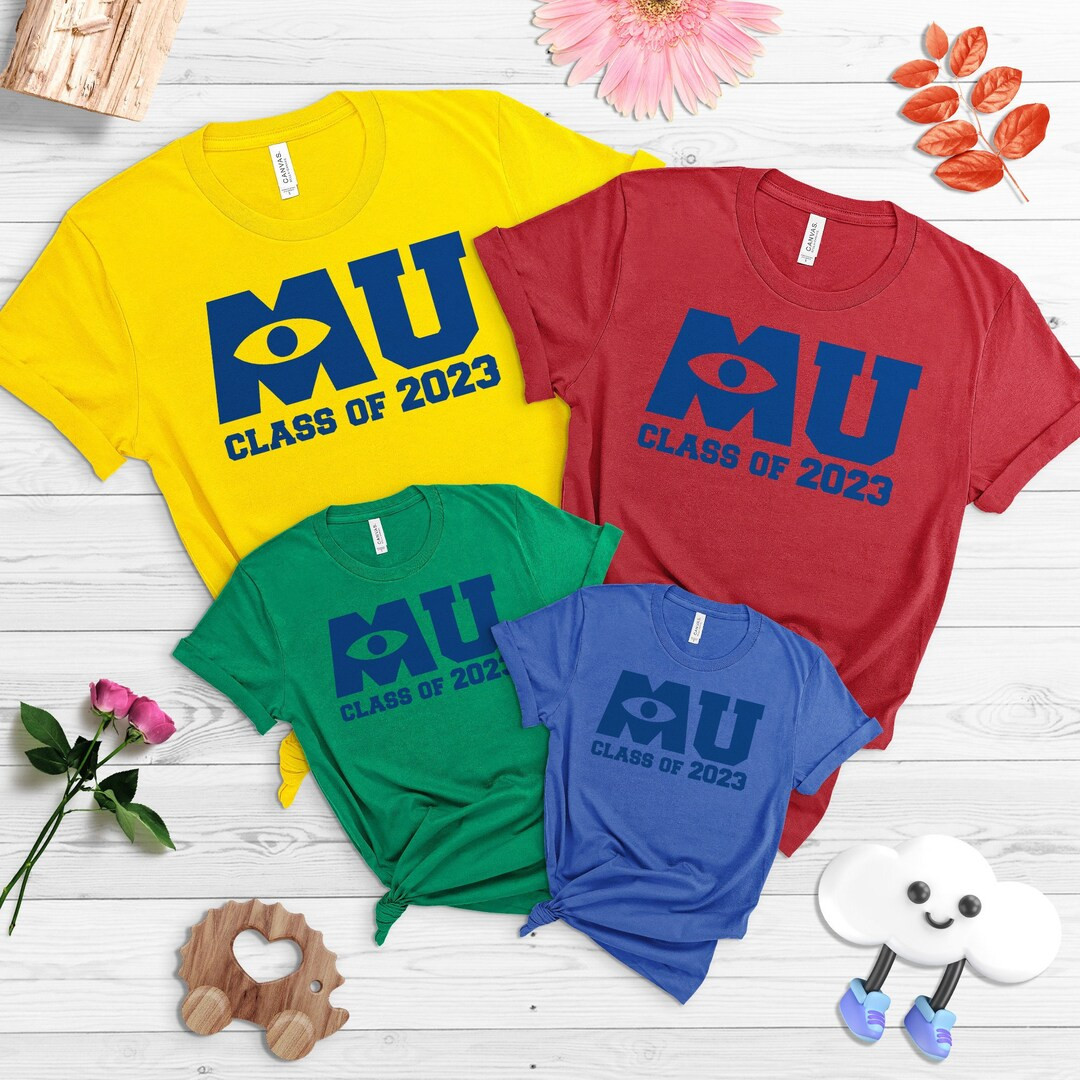 Disney Pixar Monsters University, Disney Shirt, Graduation Tees, Monster Inc Shirt, Senior Class ... | Etsy (US)