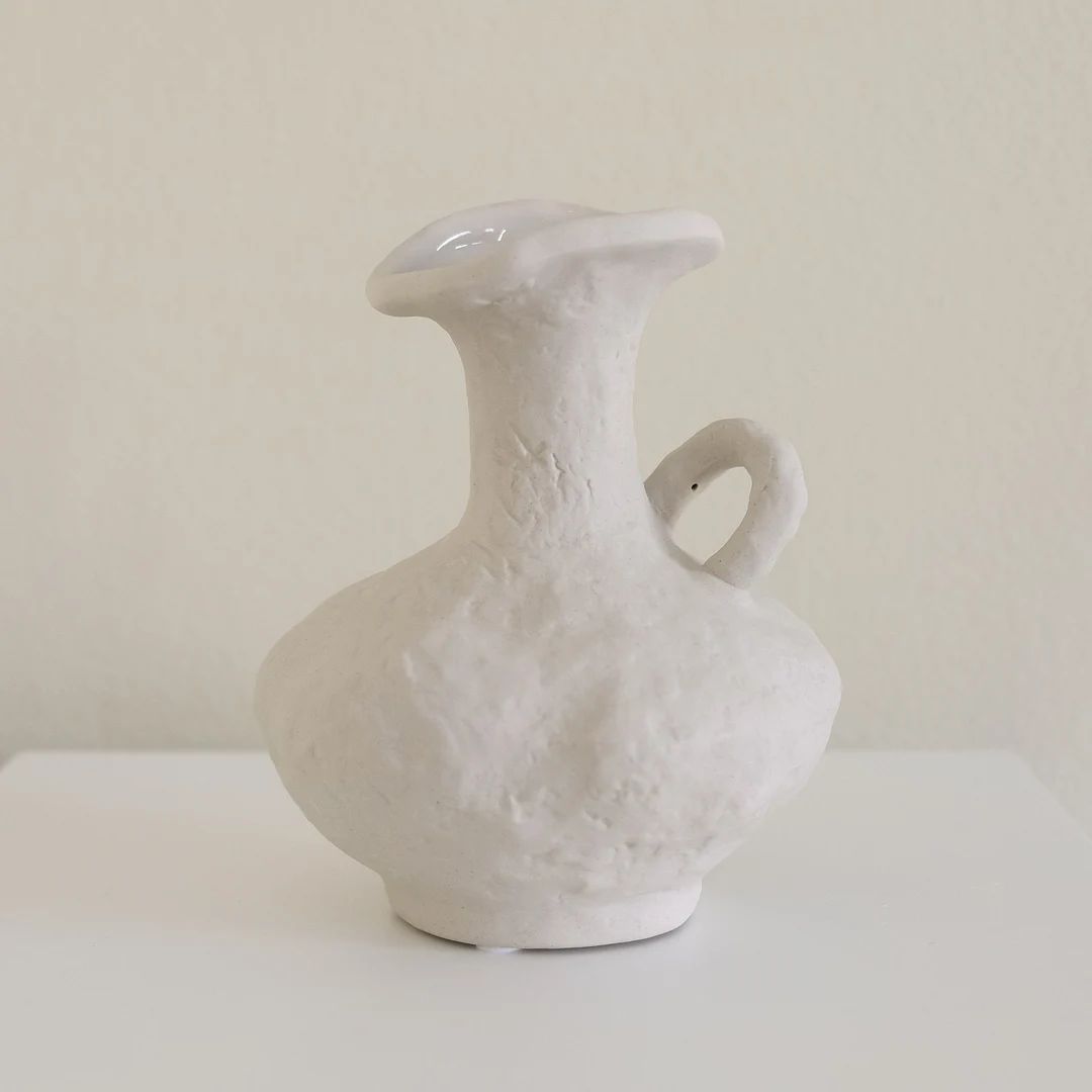 Handmade ceramic vase, wabi-sabi style vase, vintage vase | Etsy (US)