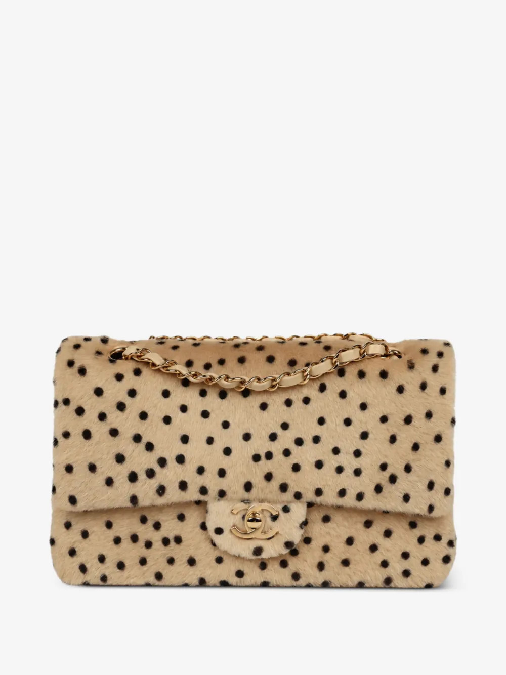 CHANEL Pre-Owned medium Classic Flap cheetah-print CC turn-lock shoulder bag - Neutrals | Farfetch Global