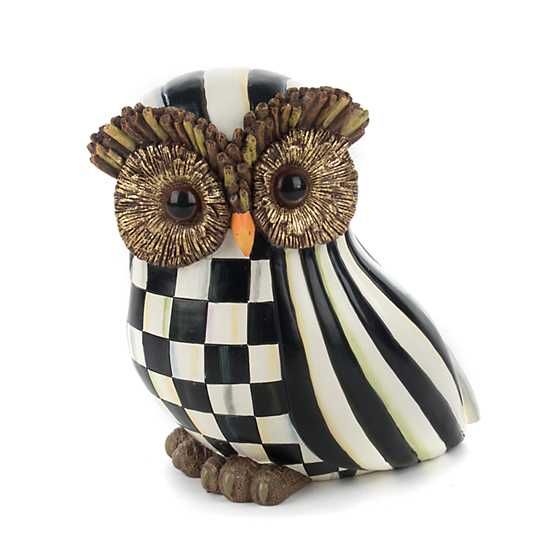 Courtly Stripe Owl | MacKenzie-Childs