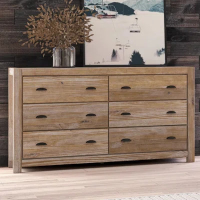 Montauk 6 Drawer Double Dresser | Wayfair North America