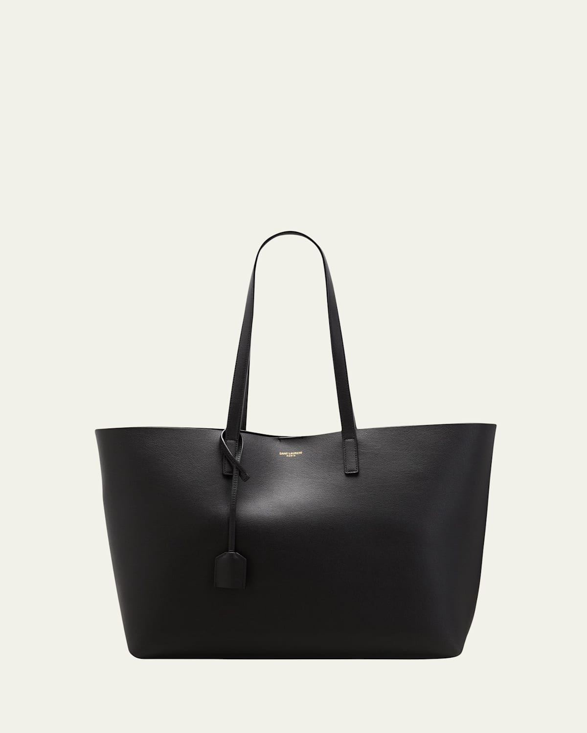 Shopping Bag East-West Tote in Smooth Leather | Bergdorf Goodman