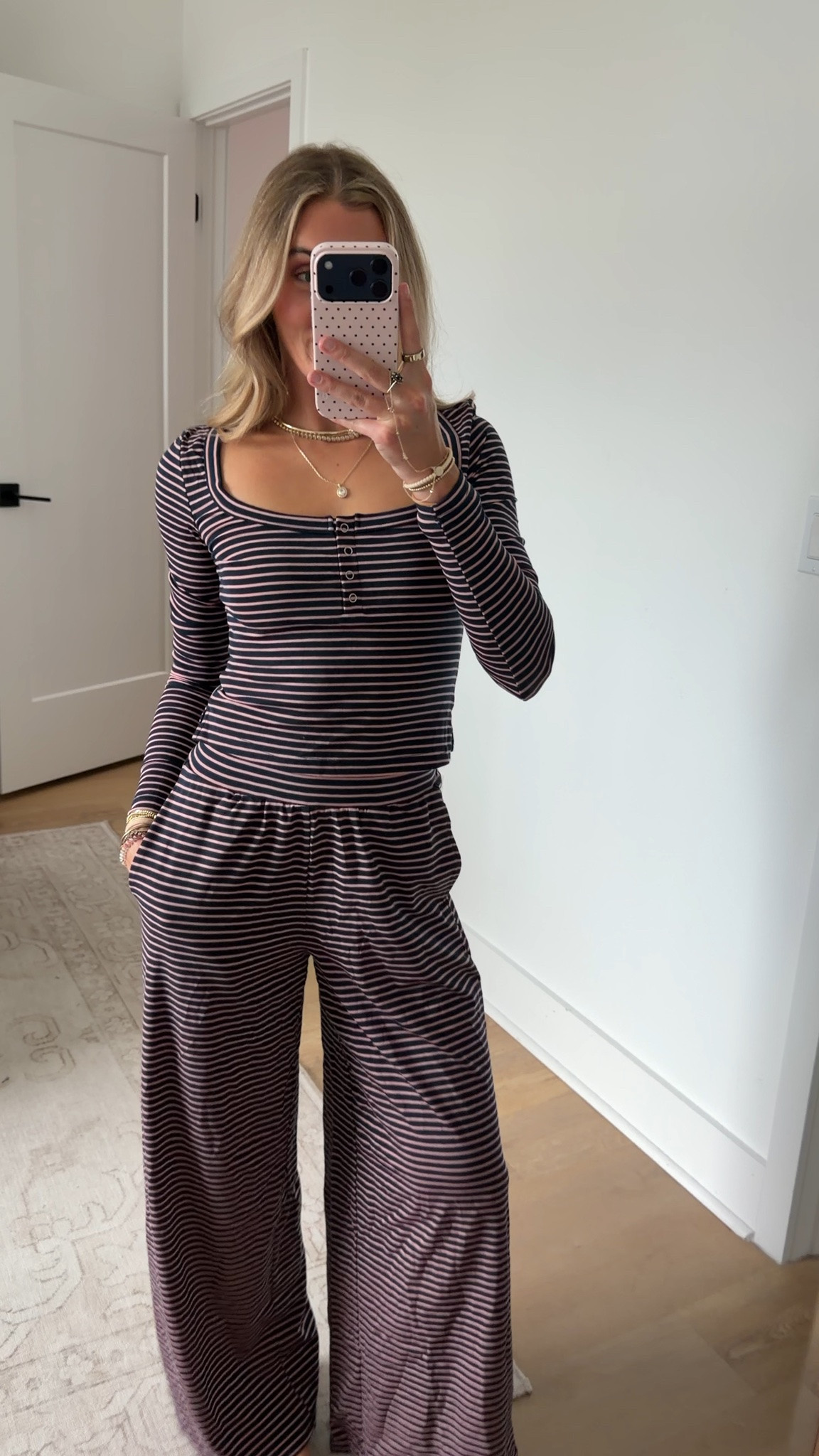 Amazon size small MOOSLOVER Women 2 Piece Lounge Set Matching Henley Top Wide Leg Pants Set
Long Sleeve Henley Shirt, Scoop Neck, Cute Fall Set, Travel Outfit, Going Out Outfit, Loungewear, Soft Knit Two Piece Set

#LTKootd #LTKSaleAlert #LTKdayinmylife