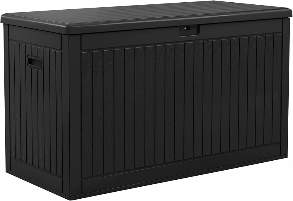 YITAHOME 260 Gallon Extra Large Deck Box, Double-Wall Resin Outdoor Storage Box with Flexible Div... | Amazon (US)