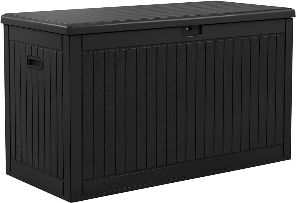 YITAHOME 260 Gallon Extra Large Deck Box, Double-Wall Resin Outdoor Storage Box with Flexible Div... | Amazon (US)
