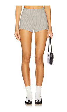 LIONESS Chloe Short in Ash Stripe from Revolve.com | Revolve Clothing (Global)