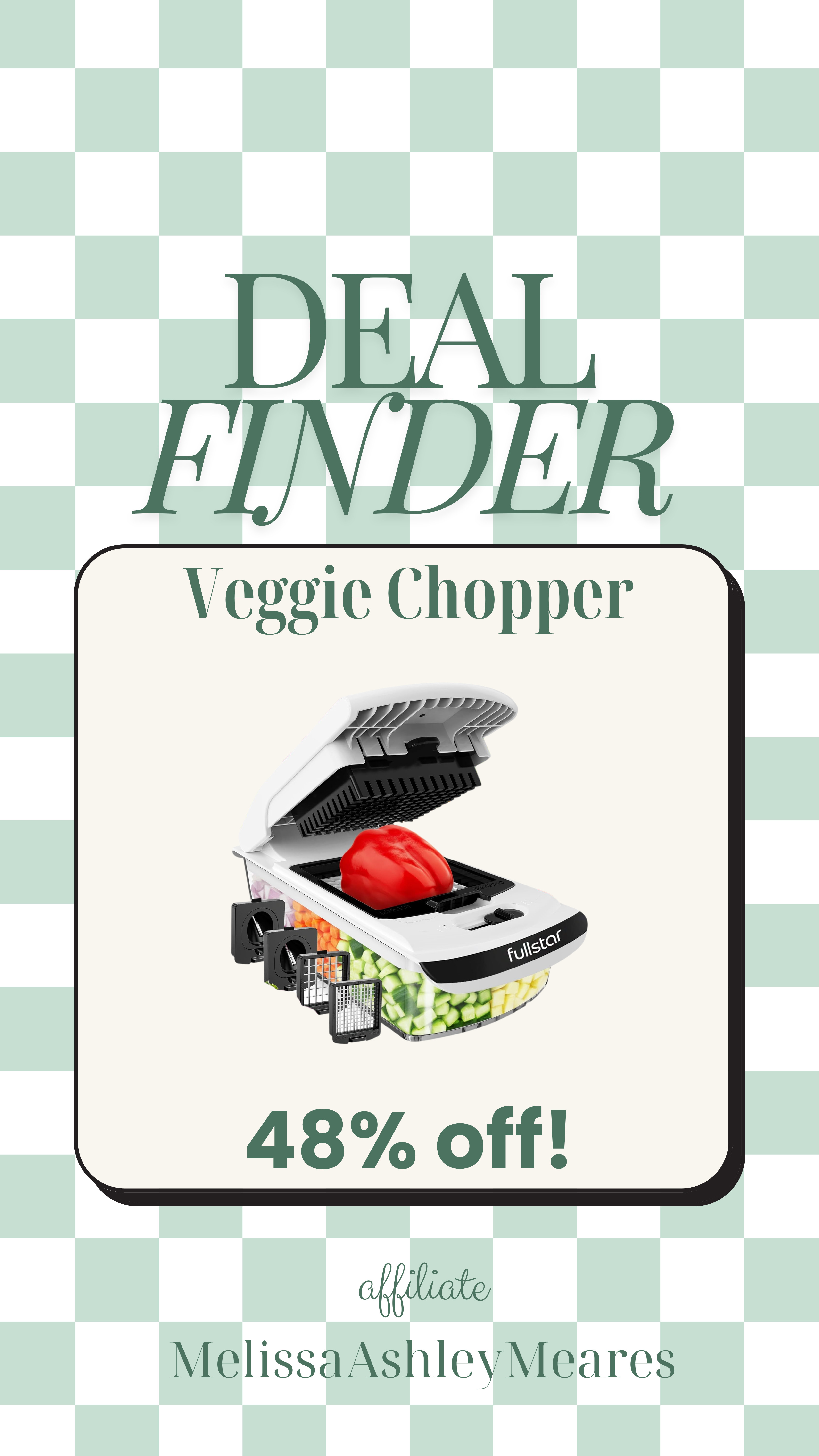 This vegetable chopper is on sale — and I can’t recommend it enough 🥕✨
I own this exact one and use it all the time. It makes prep so much faster and honestly saves my patience on busy nights. 

The Original Fullstar Pro Chopper

#KitchenGadgets #DealFinder  #MealPrep 

 #LTKfoodie #LTKHome #LTKSaleAlert