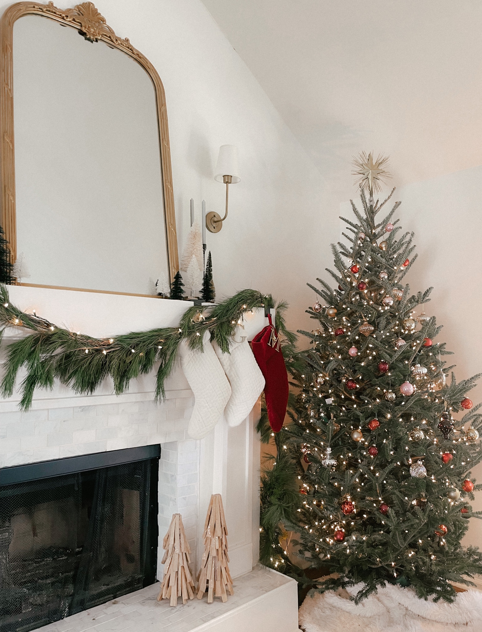 Decking the halls over here! 

June got her heart set on this tree and we didn’t have the heart to say no. I love that she’s as passionate about it as we are! Do you get a real or fake tree?🎄

#LTKHoliday #LTKhome #LTKSeasonal