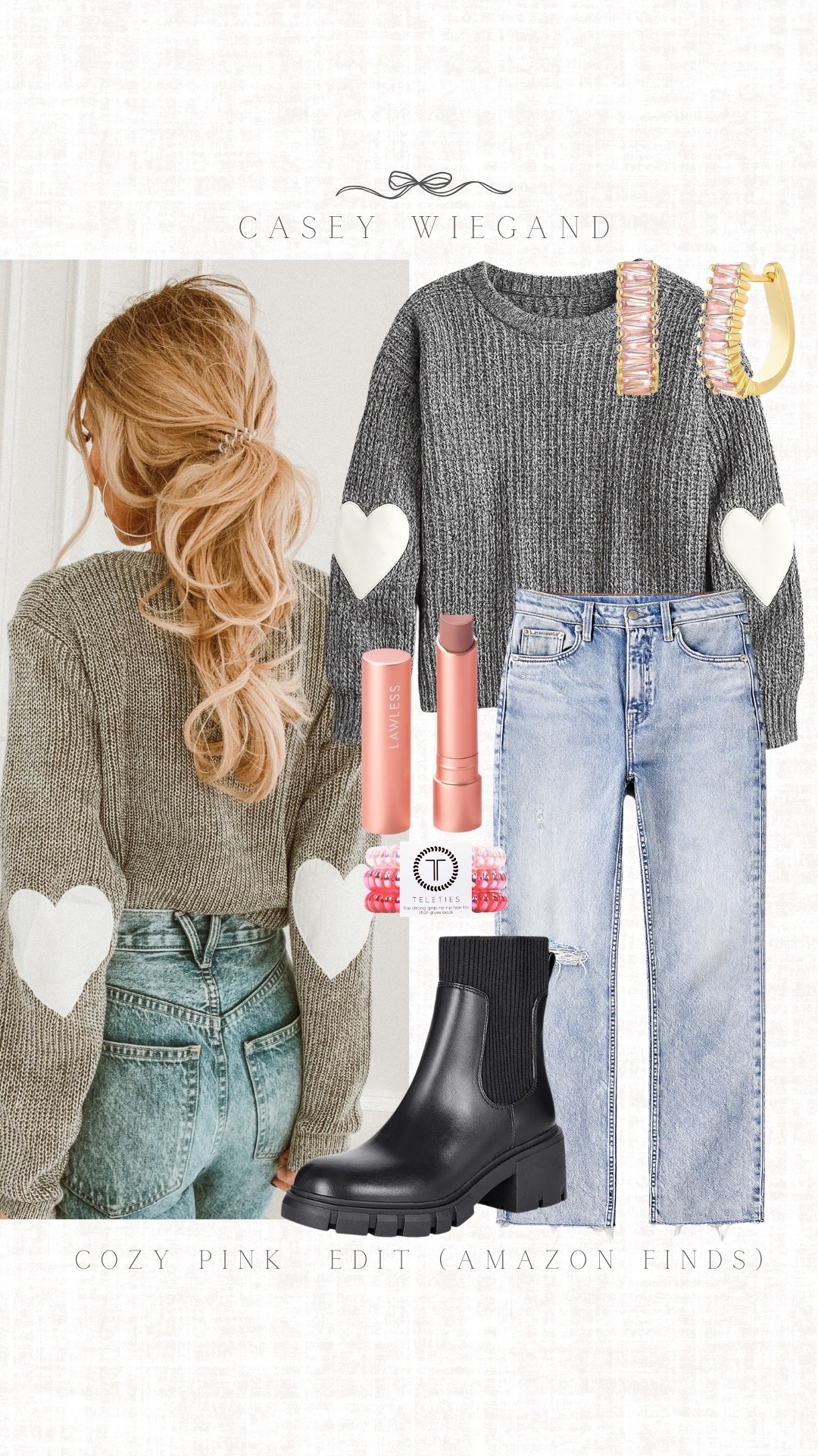 Found some cozy pink pieces on Amazon. Perfect for chilly days. #CozyPinkEdit

#LTKHoliday #LTKgrwm #LTKootd