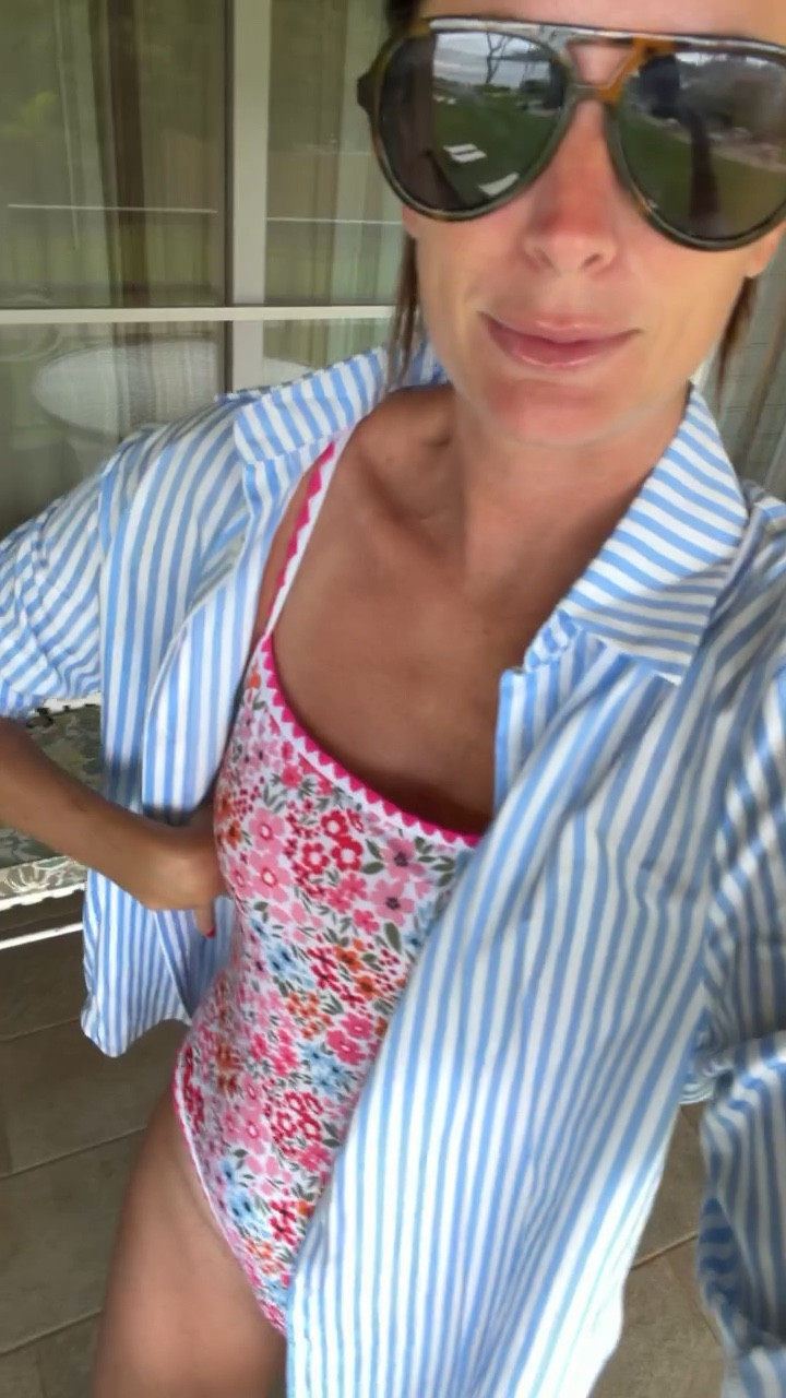 Beach outfit of the day! Perfect one piece swimsuit for chasing the kids with great coverage! 

#LTKootd #LTKmomlife #LTKSwim