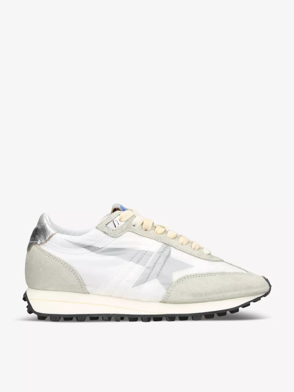 Men's Marathon Runner suede and mesh low-top trainers | Selfridges