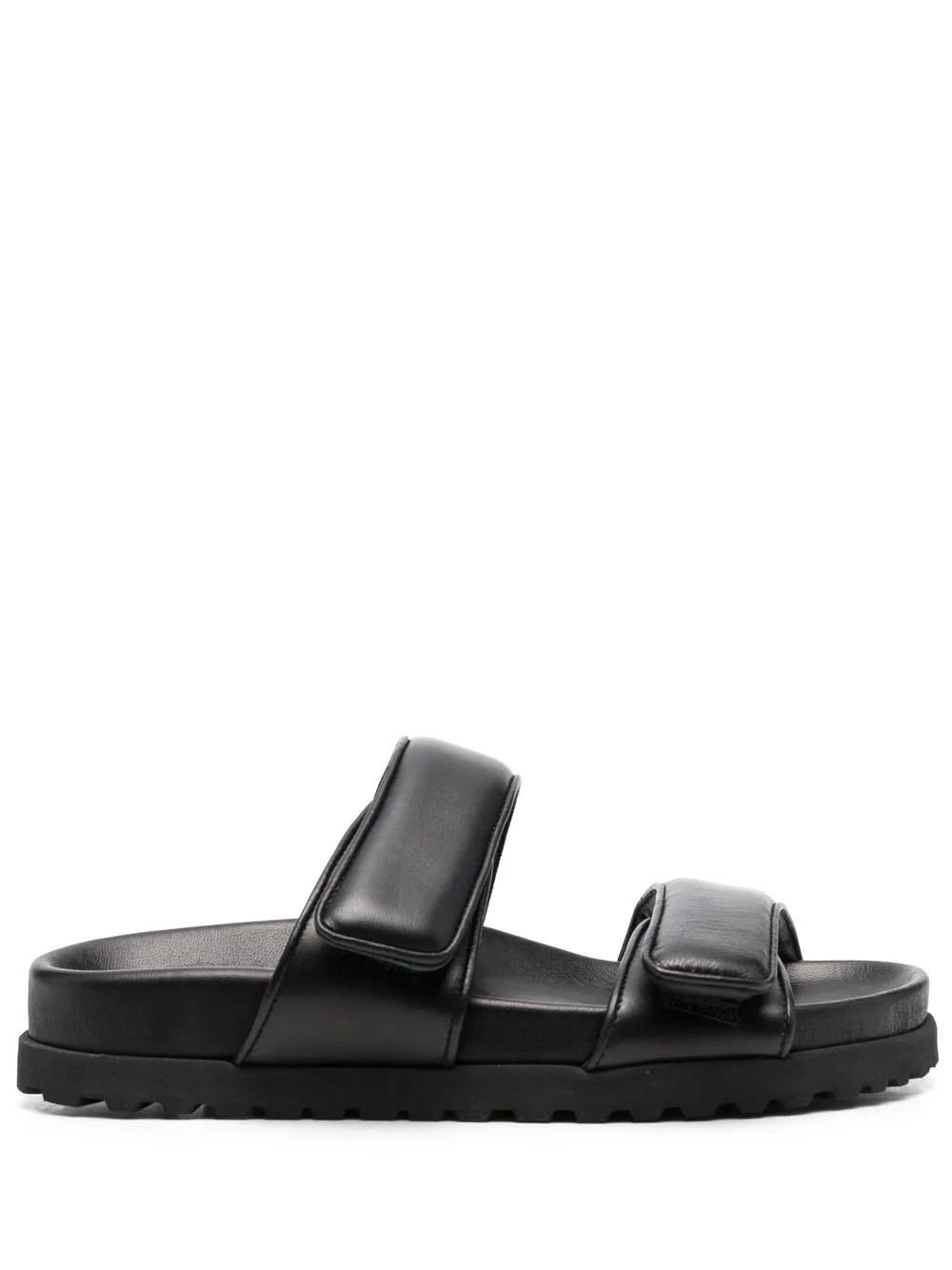double-strap flat sandals | Farfetch Global