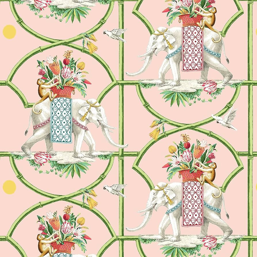 Harrison Howard - Peel and Stick Wallpaper, Whimsical Wallpaper for Bedroom, Powder Room, Kitchen... | Amazon (US)