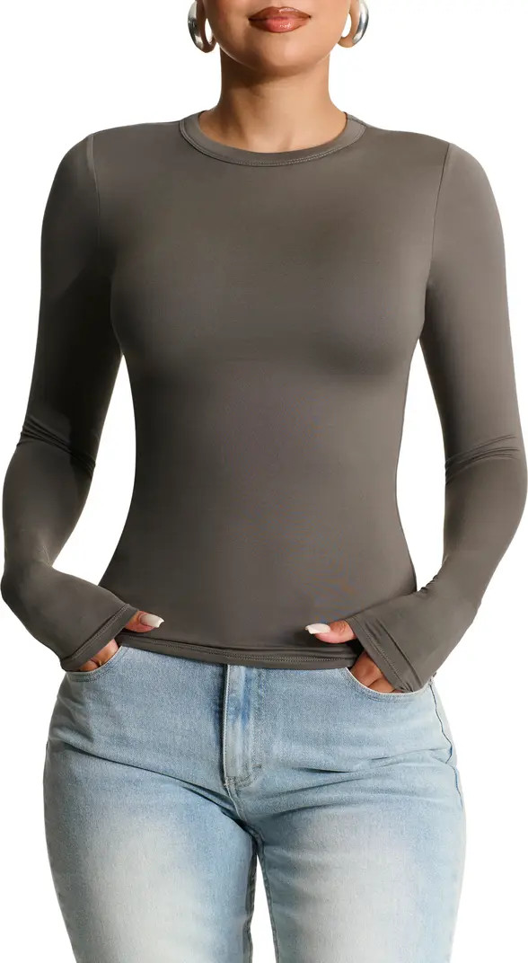 Bare Crewneck Long Sleeve Top | Nordstrom Rack