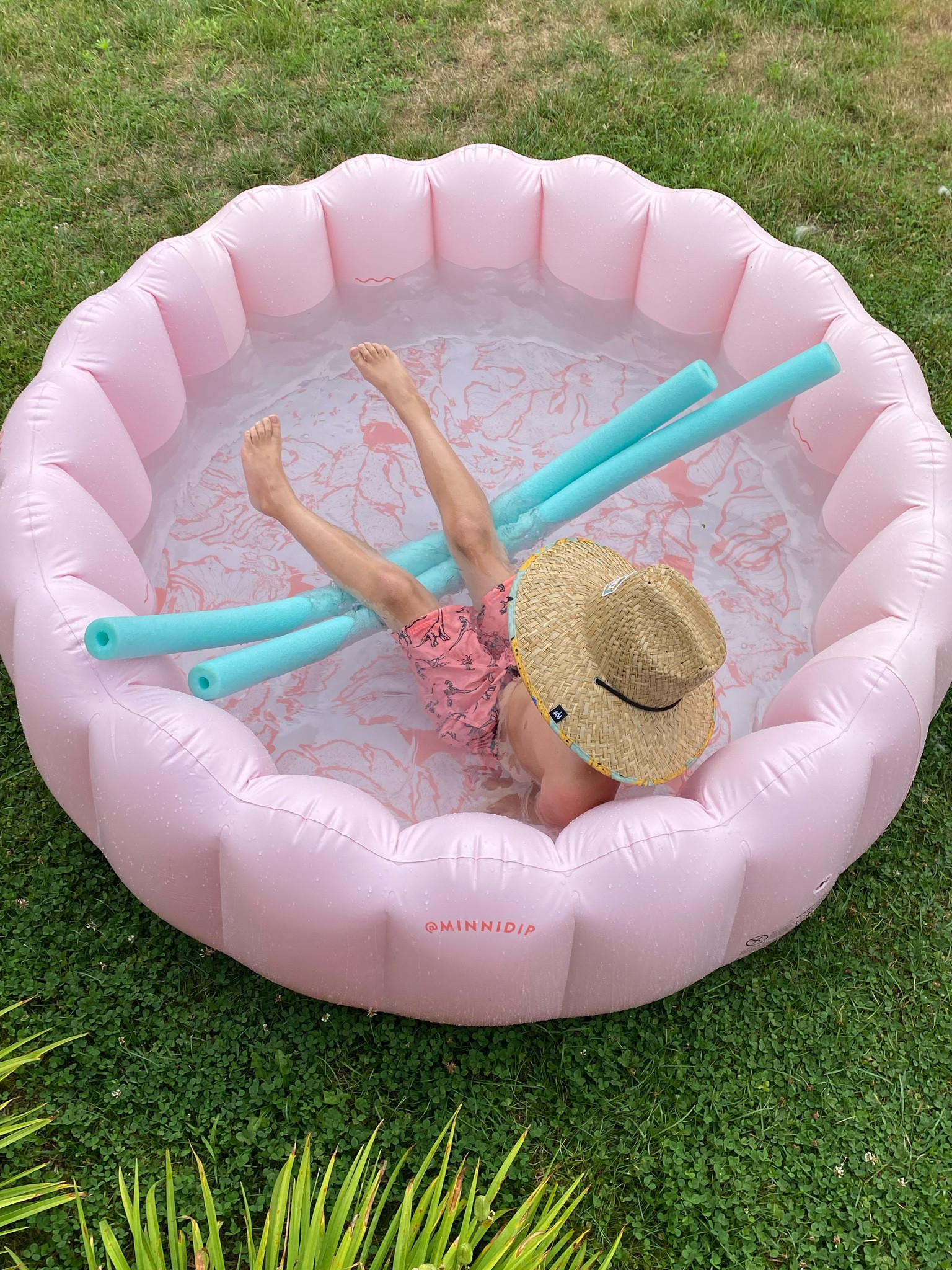 Channeling summer… are we there yet? Ready to cool off in our favorite backyard inflatable pool 🏊🏻‍♀️ 

#LTKhome #LTKSeasonal #LTKswim
