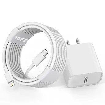 Fast iPhone Charger,10 Foot Extra Long Fast Charger【Apple MFi Certified】Super Quick Apple Cha... | Amazon (US)