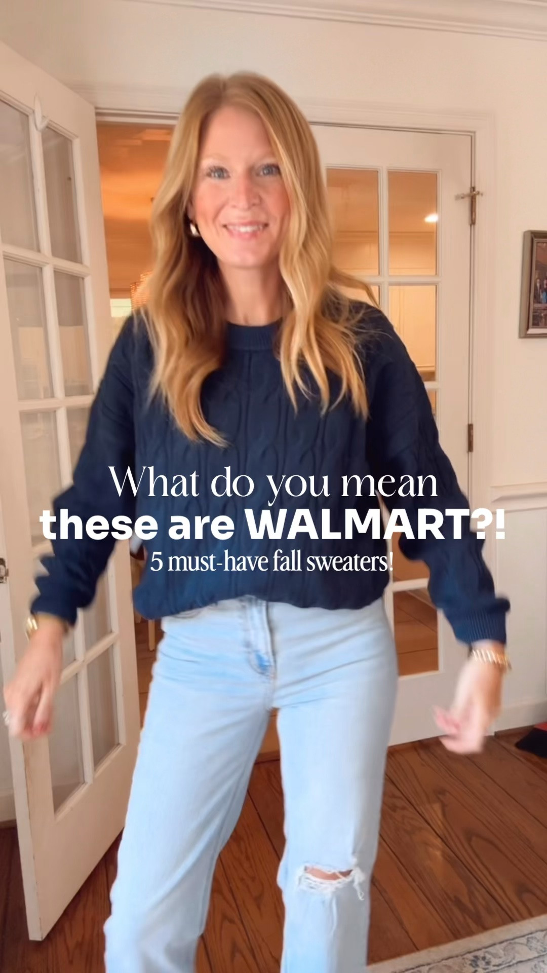 Walmart is absolutely nailing the fall sweaters and for crazy good prices! 
I sized up in a large in all of these but the cardigan (Size M).