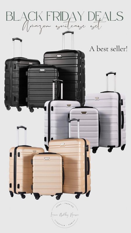 3 piece best selling luggage set on sale - Amazon find!

#LTKsalealert #LTKHoliday #LTKtravel