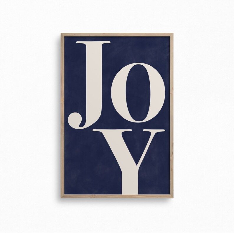 Joy Christmas Printable Artdownloadable Christmas Quote - Etsy | Etsy (US)