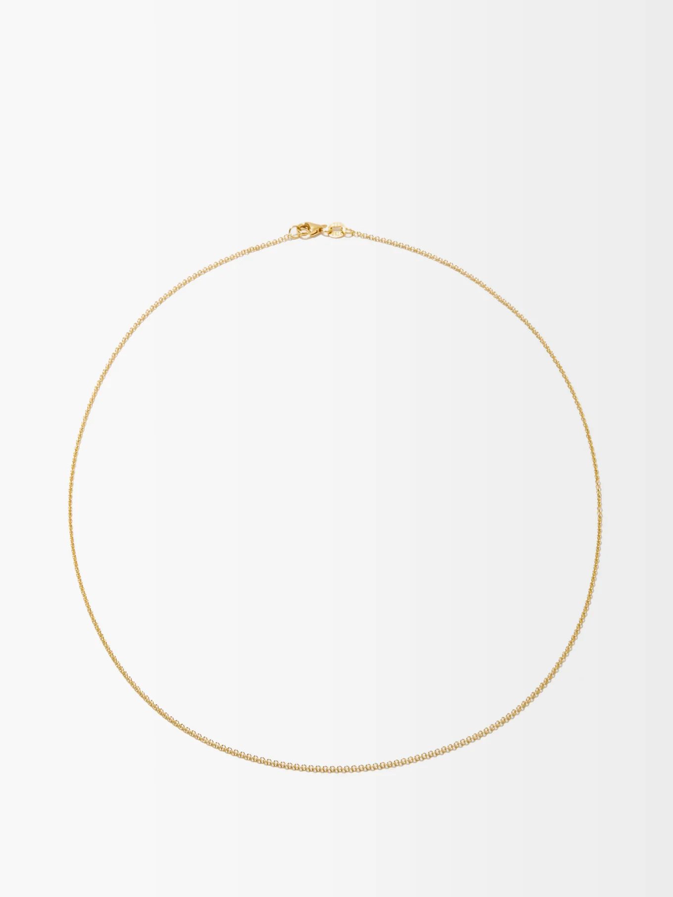 Rolo-chain 18kt gold necklace | Lizzie Mandler | Matches (UK)