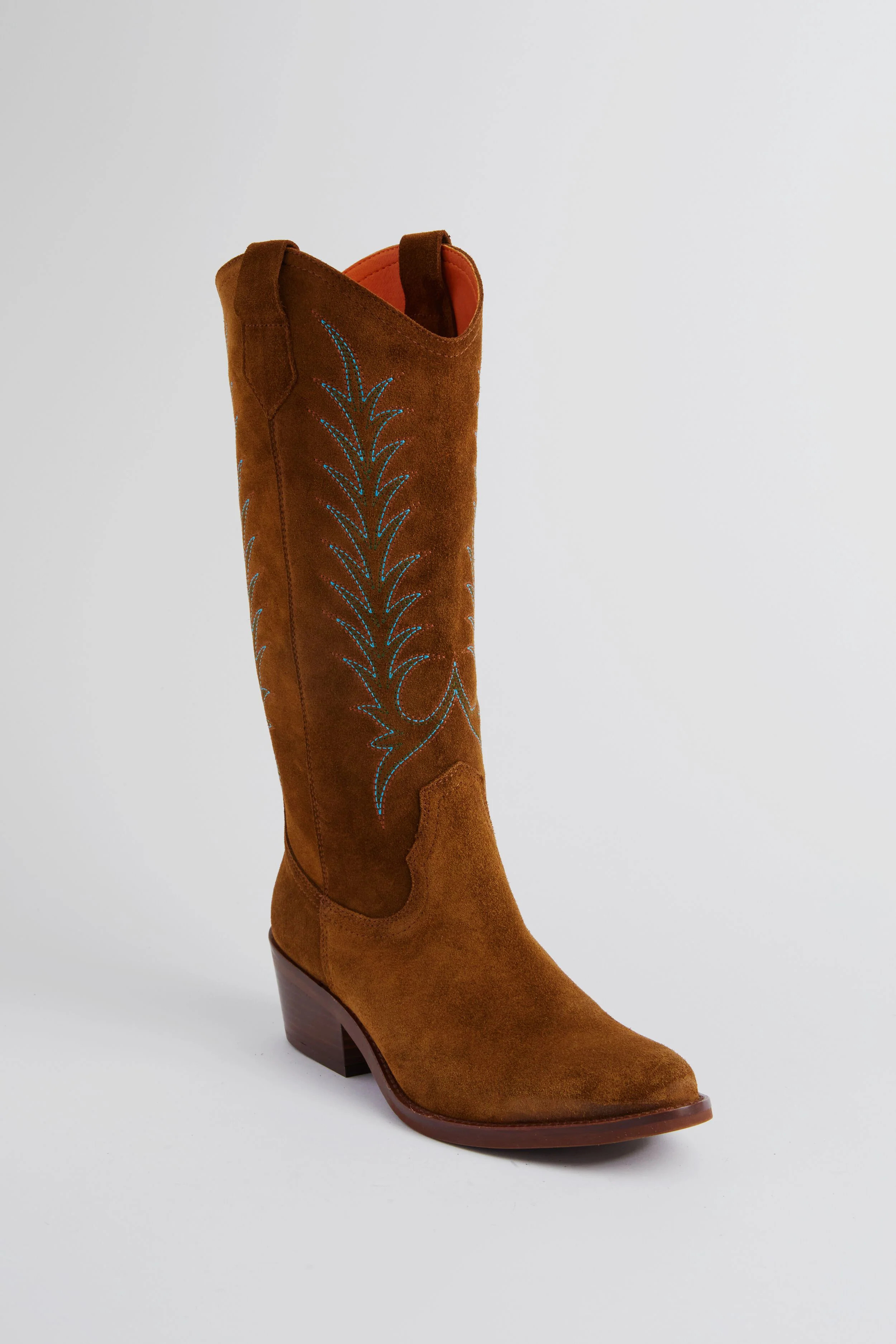 Peat Goldie Embroidered Suede Cowboy Boots | Tuckernuck (US)