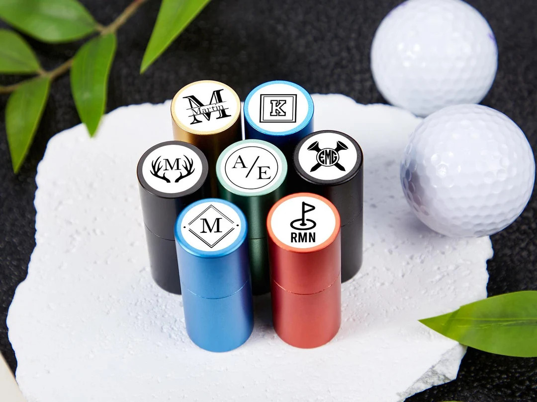 Custom Golf Ball Stamp,golf Ball Marker,personalized Golf Ball Stamp,custom Stainless Stamp,ink B... | Etsy (US)