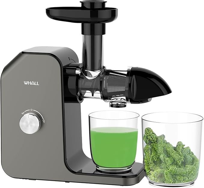 WHALL Slow Juicer, Masticating Juicer, Celery Juicer Machines, Cold Press Juicer Machines Vegetab... | Amazon (US)