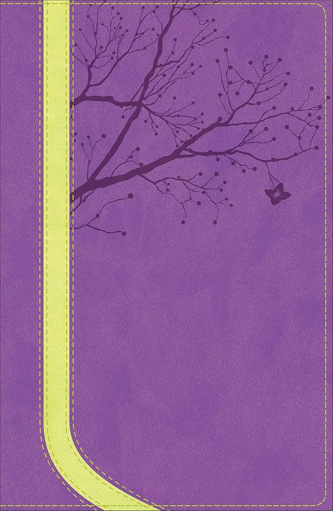 NKJV God Girl Bible, Pretty Purple/Neon Green, Tree Design Duravella | Amazon (US)