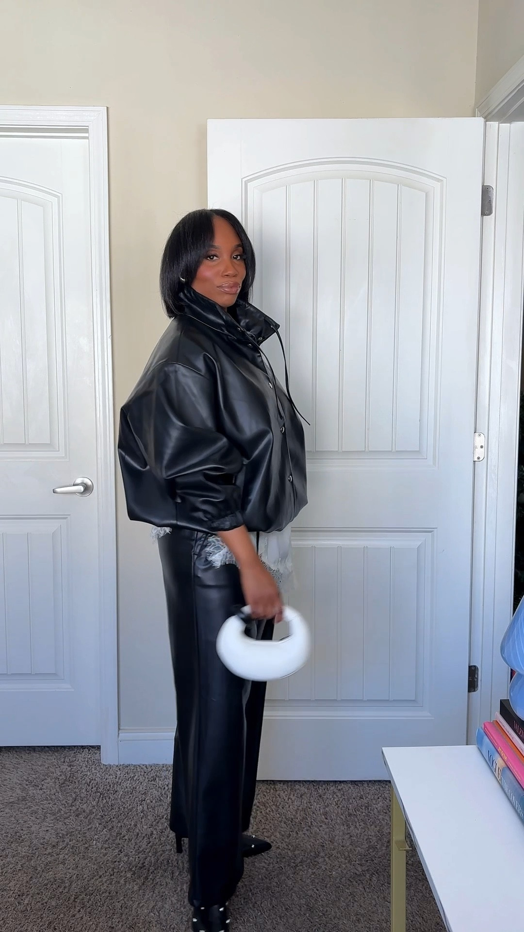 All black outfit for Winter. The lace t-shirt is Zara. I linked something similar. Pants are old Gap. 

#LTKFindsUnder100 #LTKootd #LTKMidsize