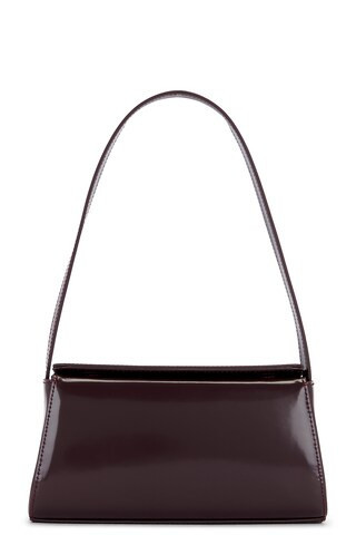 St. Agni Mini Baguette Shoulder Bag in Bordeaux - Burgundy. Size all. | FWRD 