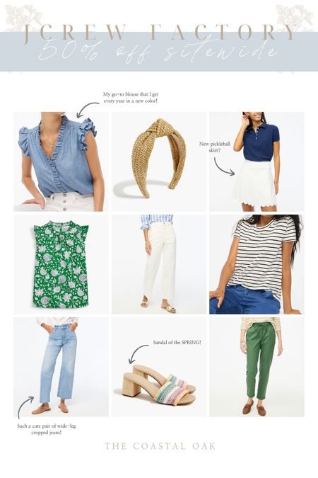 Major savings at JCrew Factory happening! 50% off site wide plus additional savings! Some of these pieces I simply can’t live without. 

#LTKsalealert #LTKstyletip #LTKover40