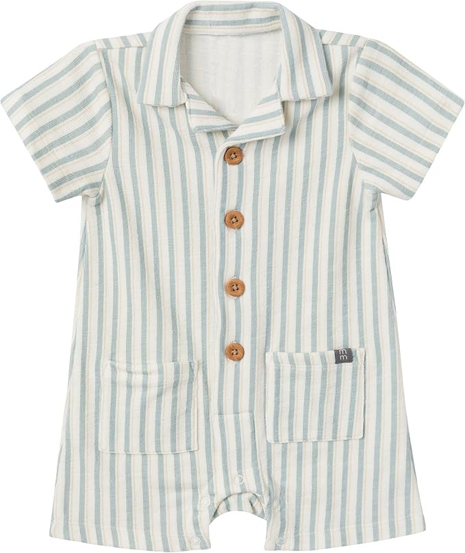 Modern Moments by Gerber Baby Boys Short Sleeve Romper | Amazon (US)